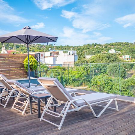 Villa Paris With Rooftop & Jacuzzi Kato Valsamoneron Exterior photo