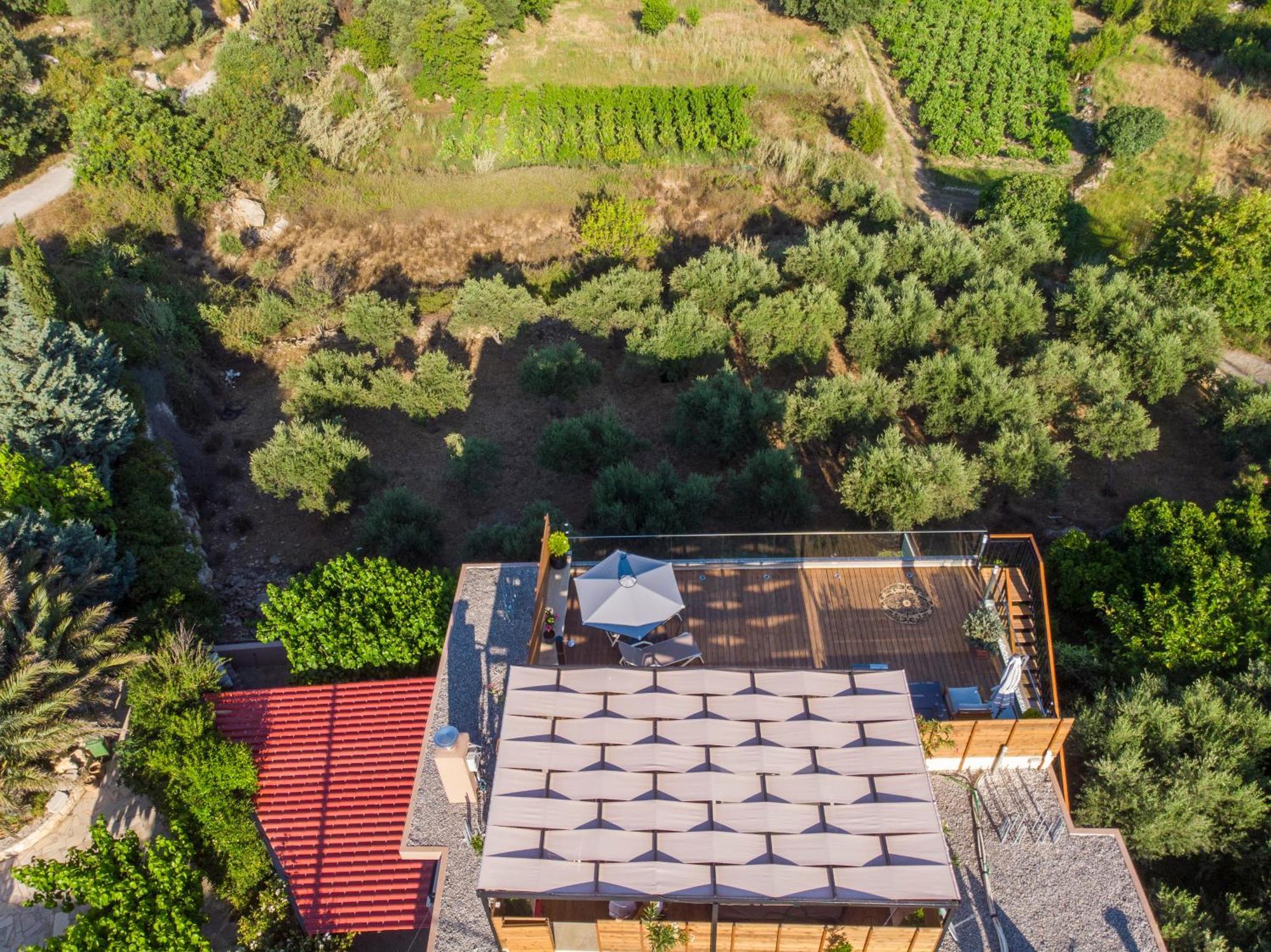 Villa Paris With Rooftop & Jacuzzi Kato Valsamoneron Exterior photo