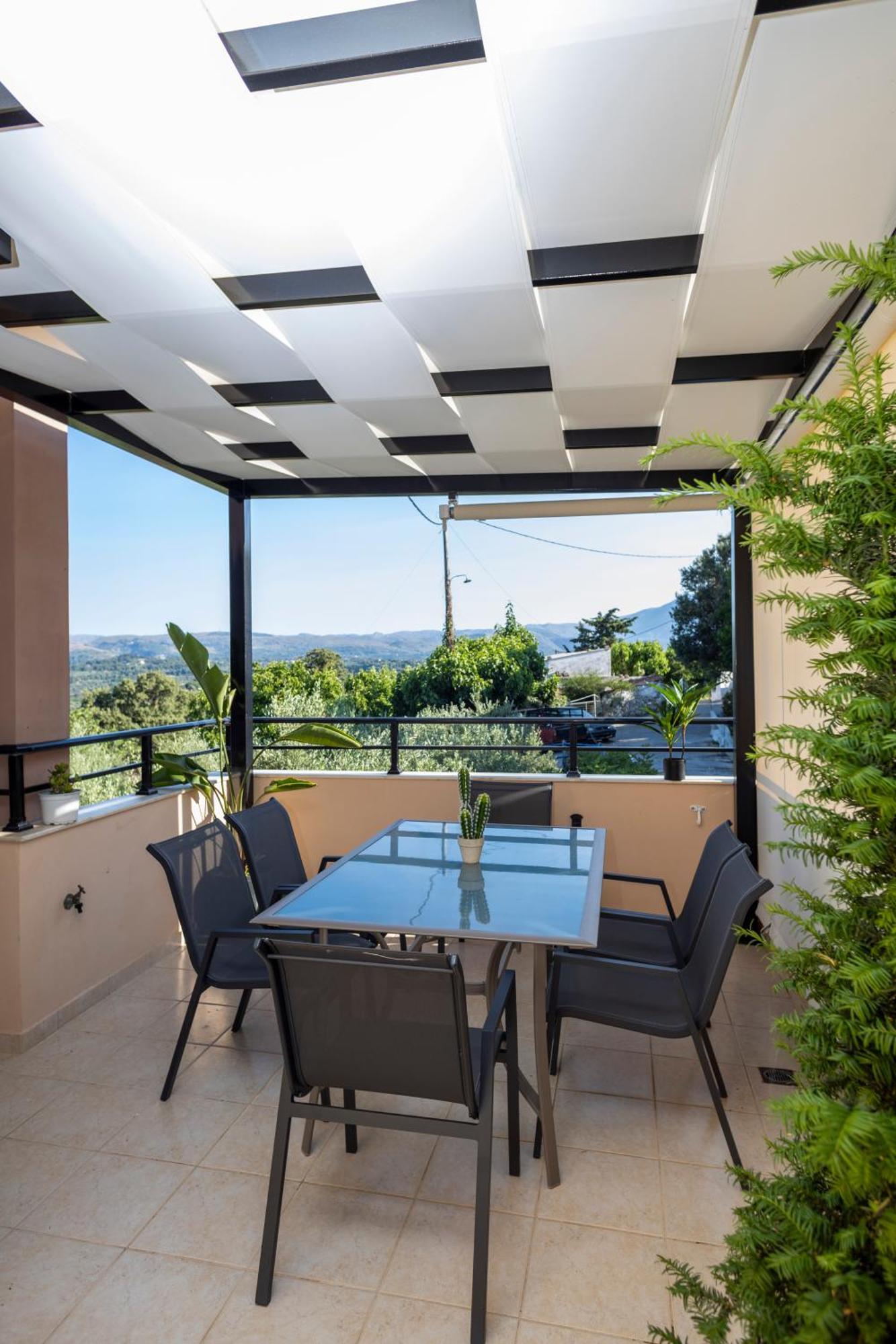 Villa Paris With Rooftop & Jacuzzi Kato Valsamoneron Exterior photo