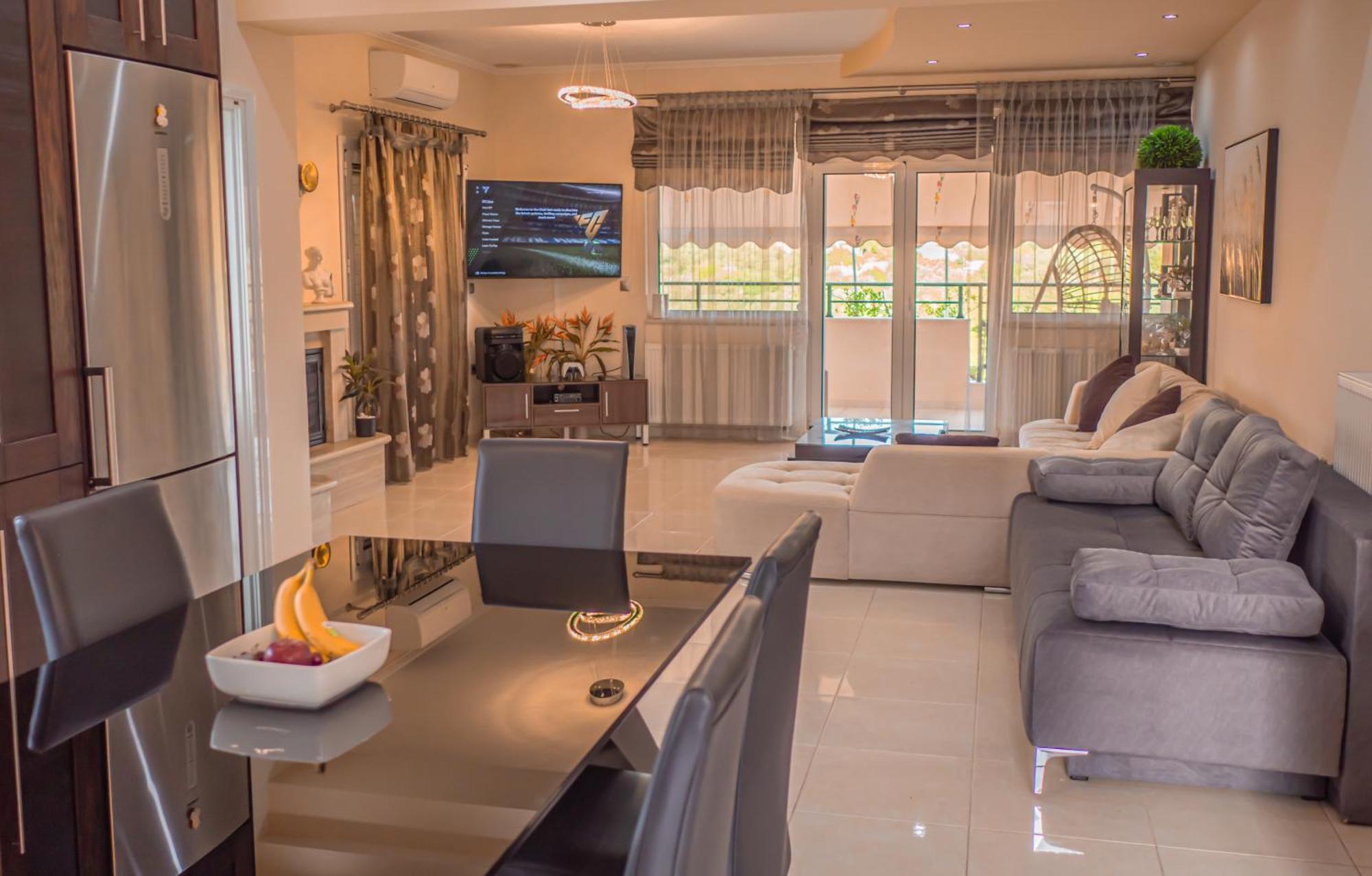 Villa Paris With Rooftop & Jacuzzi Kato Valsamoneron Exterior photo